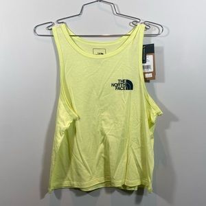 NEW North Face Women's Tank Top Size M - Pale Yellow Lime